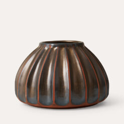 Salon large round vase bronze