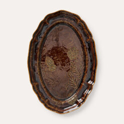 Large oval dish coffee